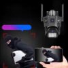 Zewnętrzna kamera Ultra HD dwa obiektywy 9MP trzy ekrany na kartę SIM 4G LTE + Ethernet - obrazek 10