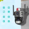 Zewnętrzna kamera Ultra HD dwa obiektywy 9MP trzy ekrany na kartę SIM 4G LTE + Ethernet - obrazek 8