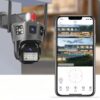 Zewnętrzna kamera Ultra HD dwa obiektywy 9MP trzy ekrany na kartę SIM 4G LTE + Ethernet - obrazek 4