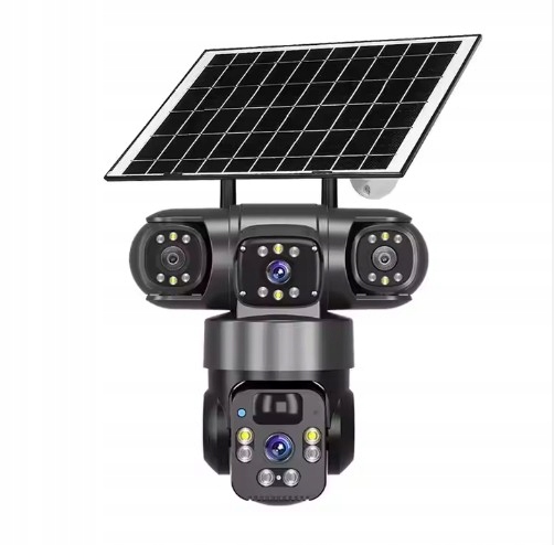 Zewnętrzna kamera solarna 4K HD dwa obiektywy 4MP Karta SIM 4G LTE - obrazek 8
