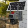 Zewnętrzna kamera solarna 4K HD dwa obiektywy 5MP WiFiZewnętrzna kamera solarna 4K HD dwa obiektywy 5MP WiFi - obrazek 4