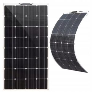 ELASTYCZNY PANEL SOLARNY VOLT POLSKA FLEX Z REGULATOREM 10A 200W 12V LCD