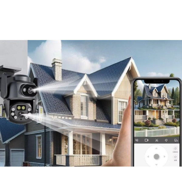 Zewnętrzna kamera Smart dwa obiektywy 4MP HD 5xZOOM WIFI + Doświetlenie - obrazek 6