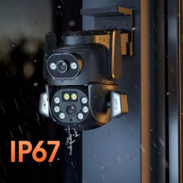 Zewnętrzna kamera Smart dwa obiektywy 4MP HD 5xZOOM WIFI + Doświetlenie - obrazek 9