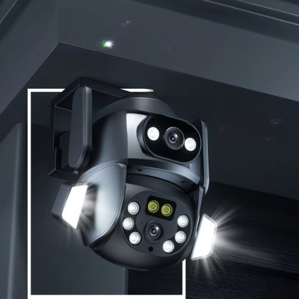 Zewnętrzna kamera Smart dwa obiektywy 4MP HD 5xZOOM WIFI + Doświetlenie - obrazek 10