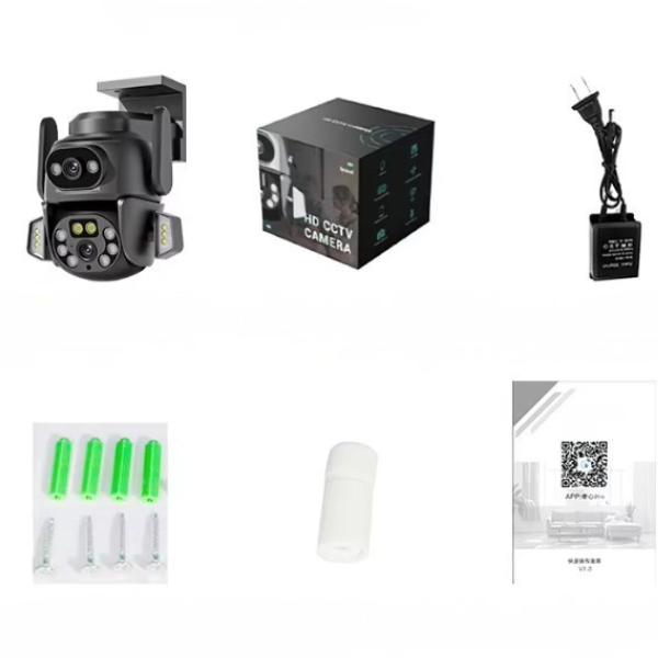 Zewnętrzna kamera Smart dwa obiektywy 4MP HD 5xZOOM WIFI + Doświetlenie - obrazek 11