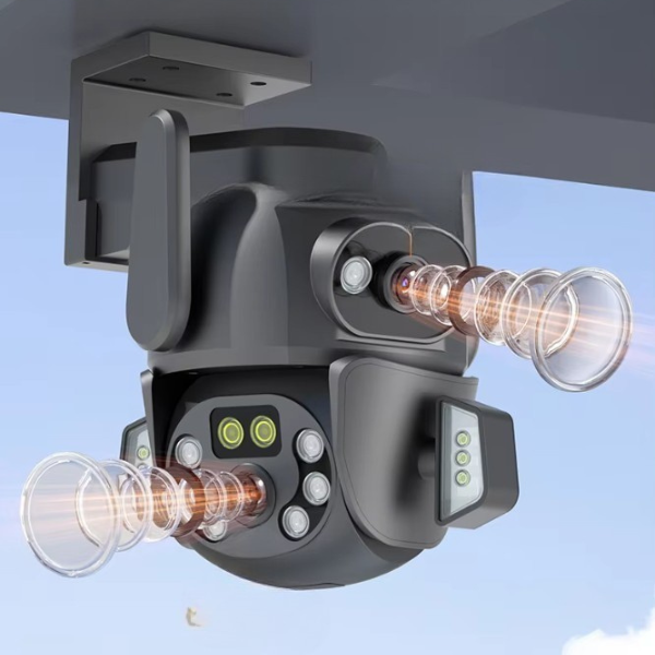 Zewnętrzna kamera Smart dwa obiektywy 4MP HD 5xZOOM WIFI + Doświetlenie - obrazek 12