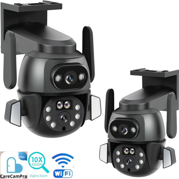 Zewnętrzna kamera Smart dwa obiektywy 4MP HD 5xZOOM WIFI + Doświetlenie - obrazek 13